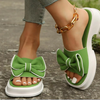 Women's Slippers Fashion Bow Soft