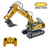 Kmoist 1:20 RC Car 11CH 2.4Ghz Remote Controlled Excavator Engineering Vehicle Crawler Truck with Light Toys for Boys Kids Gifts