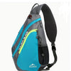 Outdoor Travel Chest Bag, Casual Sports Sling Bag, Waterproof Crossbody Purse With Earphone Hole