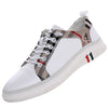 Genuine Leather Casual Shoes Men Sneakers Outdoor Walking.