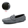 High Quality Spring Autumn Genuine Leather Shoes Men Warm Flats Driving Shoes