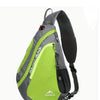 Outdoor Travel Chest Bag, Casual Sports Sling Bag, Waterproof Crossbody Purse With Earphone Hole