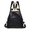 High Quality Leather Women Backpack Large Capacity